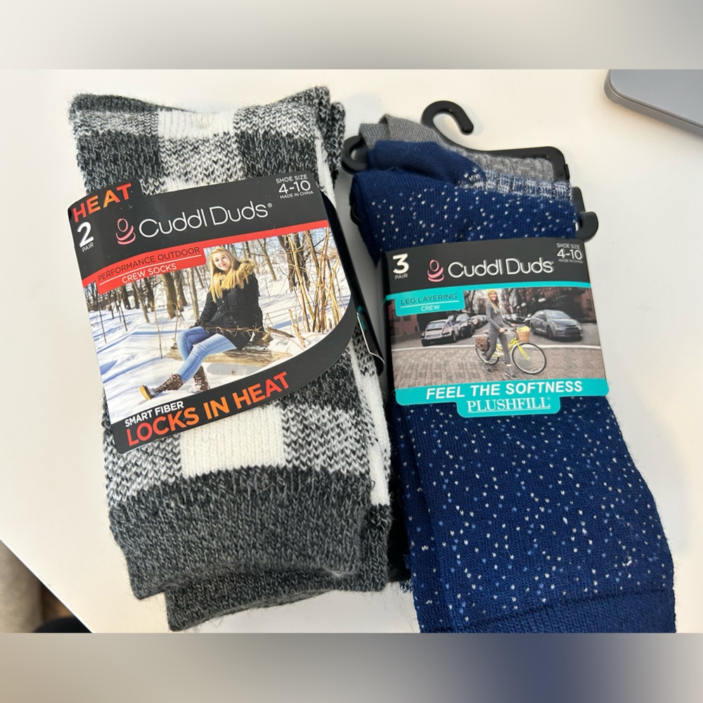 NWT CuddlDuds Socks